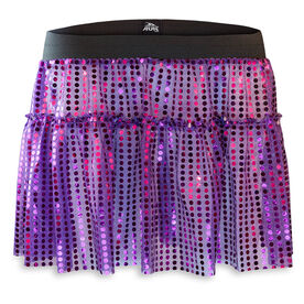 Running Costume Skirt - Purple Glitter Sequined