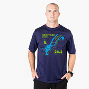 Men's Running Short Sleeve Performance Tee - New York City Route