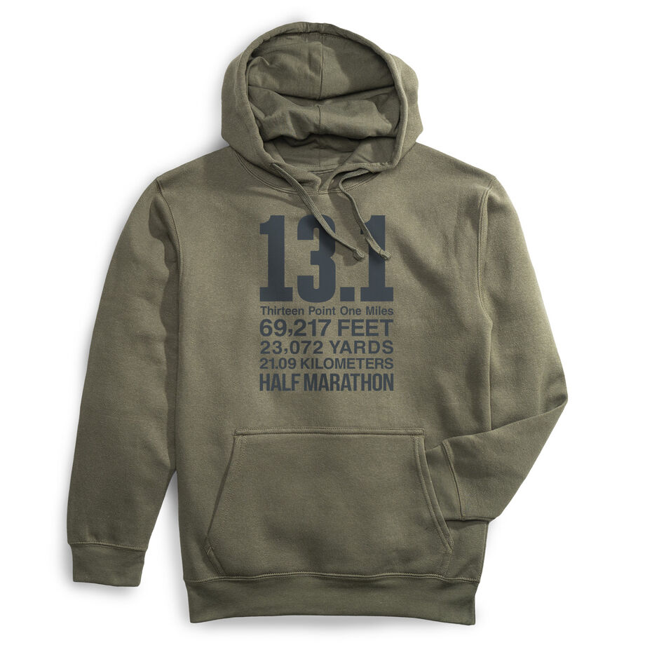 Statement Fleece Hoodie -  13.1 Math Miles