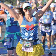 Running Costume Skirt - Glitter Sequined