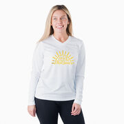 Women's Long Sleeve Tech Tee - Live In The RunShine