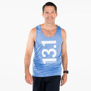 Men's Running Performance Tank Top - 13.1 Half Marathon Vertical