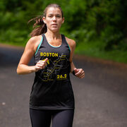 Women's Racerback Performance Tank Top - Boston Route