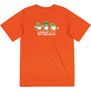 Men's Running Short Sleeve Performance Tee - Runnin' With My Gnomies&reg; - Lucky