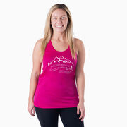 Women's Racerback Performance Tank Top - Into The Forest I Go