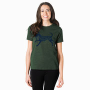 Running Short Sleeve T-Shirt - I'd Rather Be Running with My Dog
