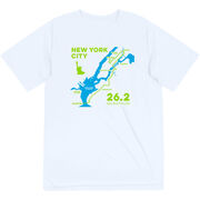 Men's Running Short Sleeve Performance Tee - New York City Route