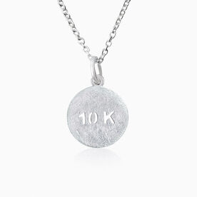 Livia Collection Sterling Silver Matte 10K Necklace