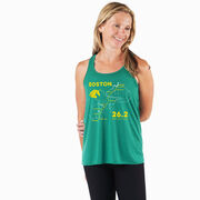 Flowy Racerback Tank Top - Boston Route