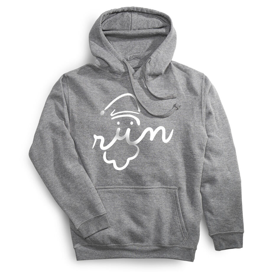 Statement Fleece Hoodie -  Santa Run Face
