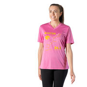 Women's Short Sleeve Tech Tee - Boston Route