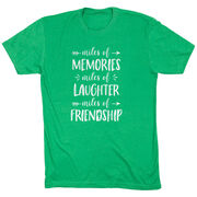 Running Short Sleeve T-Shirt - Miles of Friendship Mantra