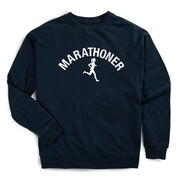 Running Raglan Crew Neck Pullover - Marathoner Girl