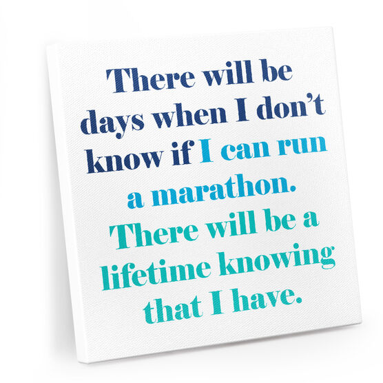 Running Canvas Wall Art - There Will Be Days