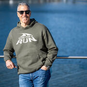 Statement Fleece Hoodie -  Gone For a Run&reg; White Logo