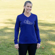 Women's Long Sleeve Tech Tee - Run Shoe