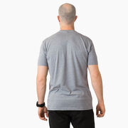 Running Short Sleeve T-Shirt - 26.2 Marathon Vertical 