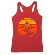 Women's Everyday Tank Top - Run Trails Sunset