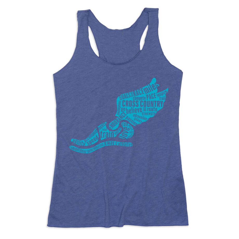 Women's Everyday Tank Top - Winged Foot Inspirational Words