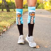 Woven Knee-High Socks - Oh Hello Ostrich Here