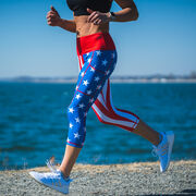 Running Performance Capris - USA