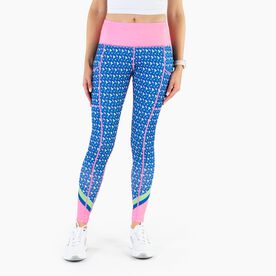 Women's Performance Side Pocket Tights - Margarita