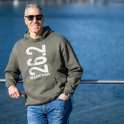 Statement Fleece Hoodie -  26.2 Marathon Vertical