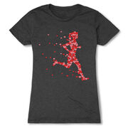 Women's Everyday Runners Tee - Heartfelt Runner Girl