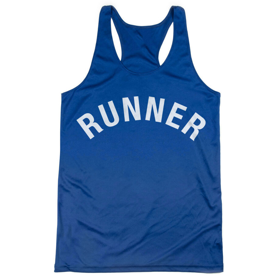 Women's Racerback Performance Tank Top - Runner Arc
