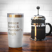 Running 20oz. Double Insulated Tumbler - Peace Love & Runner's High