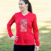 Women's Long Sleeve Tech Tee - A Road Less Traveled - Marathoner