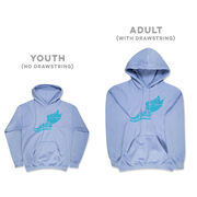 Cross Country Hooded Sweatshirt - Winged Foot Inspirational Words