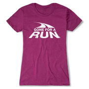 Women's Everyday Runners Tee - Gone For a Run&reg; White Logo