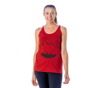 Women's Everyday Tank Top - Life's Short Run Long (Mountains)