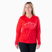 Women's Long Sleeve Tech Tee - Into the Forest I Go