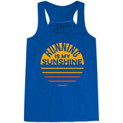 Flowy Racerback Tank Top - Running is My Sunshine