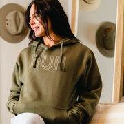 Statement Fleece Hoodie -  Run Lines