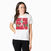 Running Short Sleeve T-Shirt - Christmas Sweater