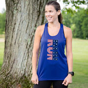 Women's Racerback Performance Tank Top - Patriotic Run