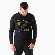 Running Raglan Crew Neck Pullover - Boston Route