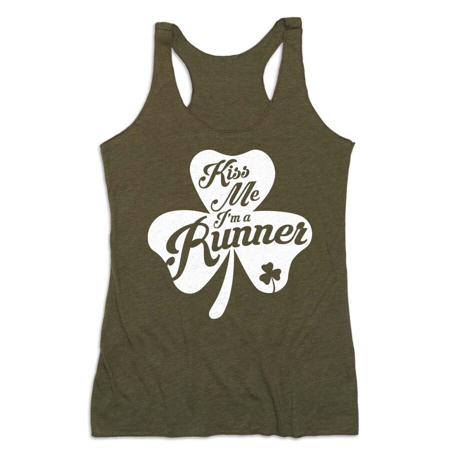 Women's Everyday Tank Top - Kiss A Lucky Runner