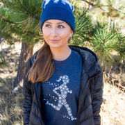 Running Short Sleeve T-Shirt - Winter Runner Girl