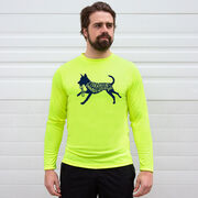 Long Sleeve Performance Tee - I'd Rather Be Running with My Dog