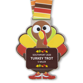 Turkey Trot Custom Race Medals
