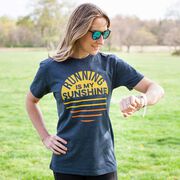 Running Short Sleeve T-Shirt - Running is My Sunshine