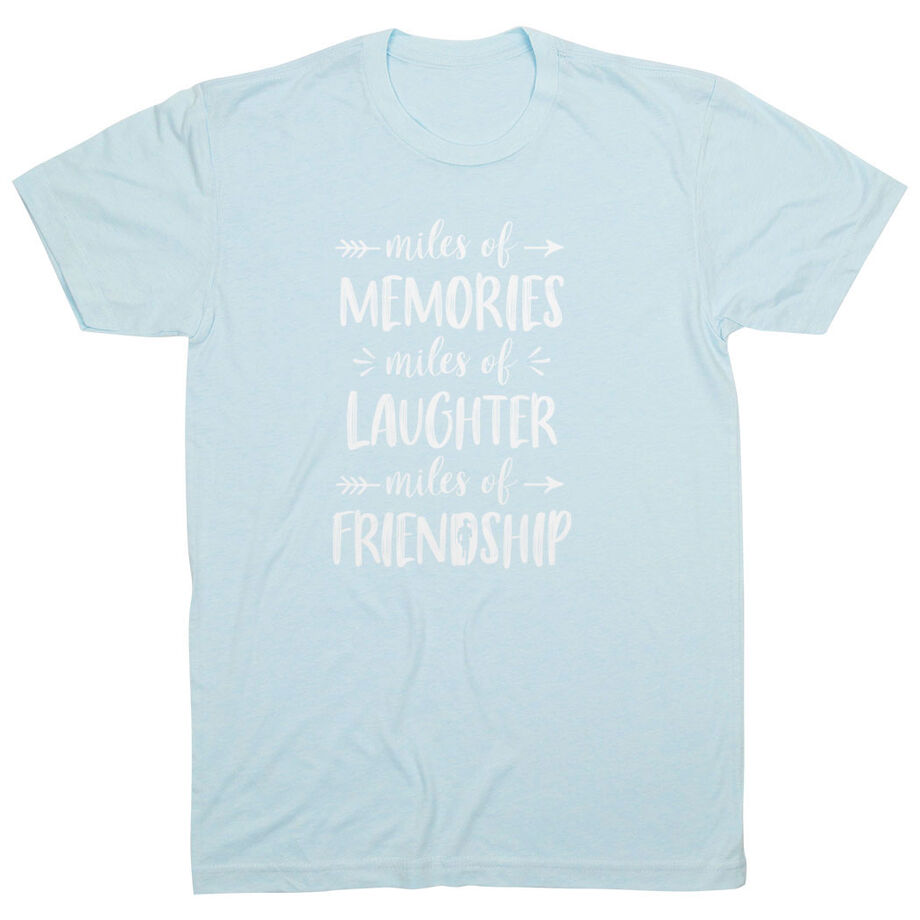 Running Short Sleeve T-Shirt - Miles of Friendship Mantra
