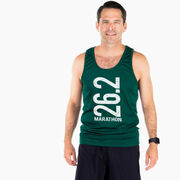 Men's Running Performance Tank Top - 26.2 Marathon Vertical