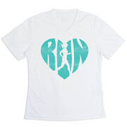 Women's Short Sleeve Tech Tee - Love The Run