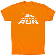 Running Short Sleeve T- Shirt - Gone For a Run® White Logo