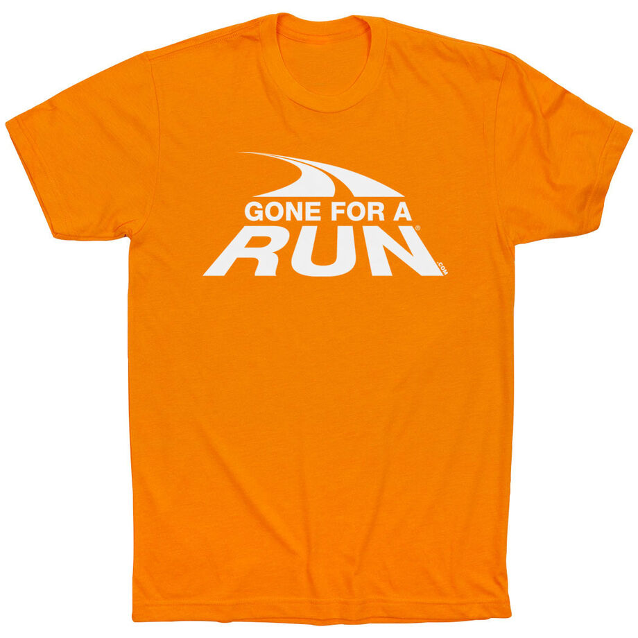 Running Short Sleeve T- Shirt - Gone For a Run® White Logo